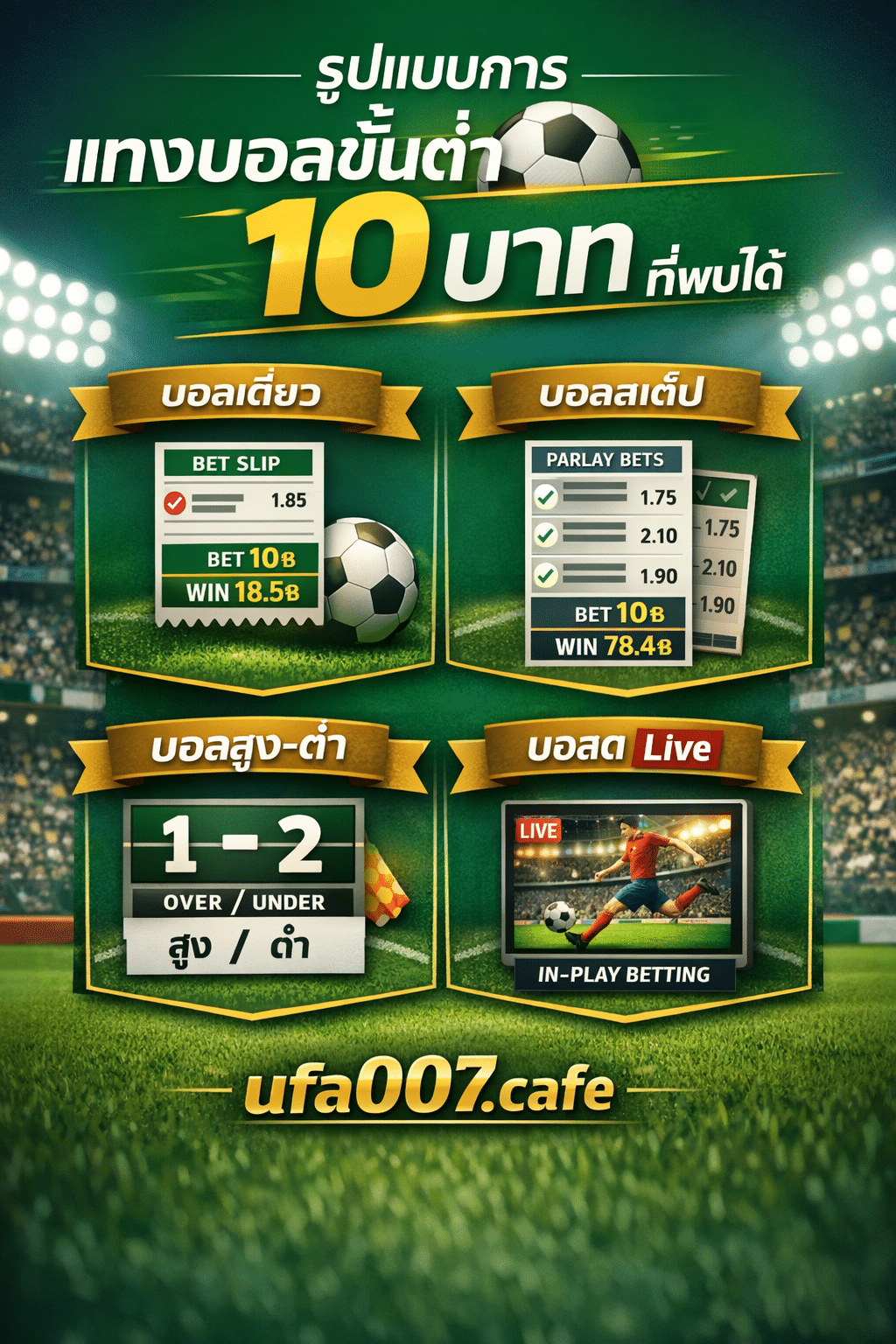 แทงบอลขั้นต่ำ 10 บาท