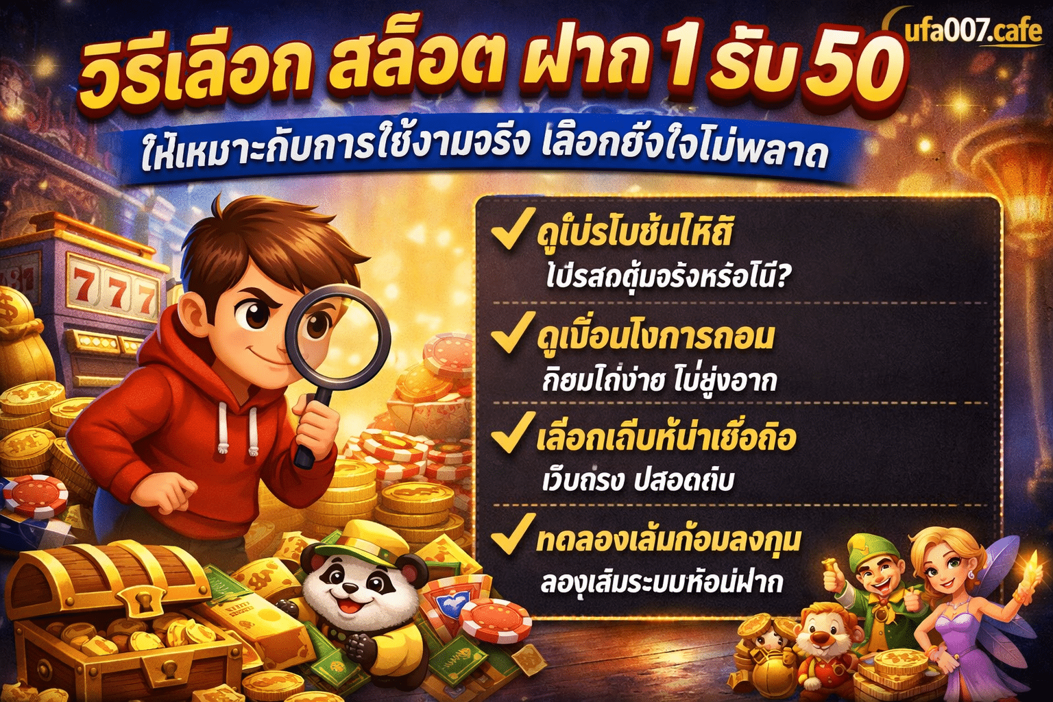 สล็อต ฝาก 1 รับ 50